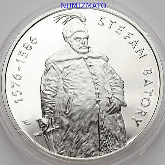 10 zł 1997 r. - Stefan Batory - PÓŁPOSTAĆ - Poczet Królów i Książąt Polskich