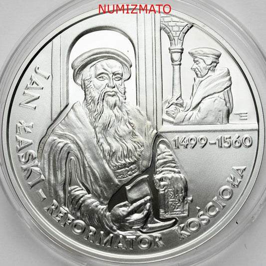 10 zł 1999 r. - Jan Łaski - Reformator Kościoła
