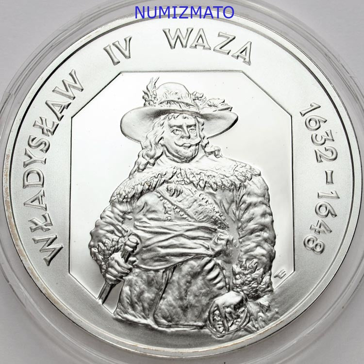 10 zł 1999 r. - Władysław IV Waza - PÓŁPOSTAĆ - Poczet Królów i Książąt Polskich