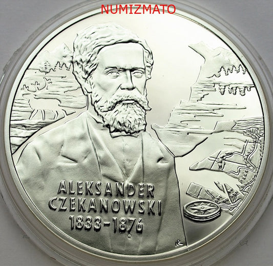 10 zł 2004 r. - Aleksander Czekanowski - Polscy Podróżnicy i Badacze