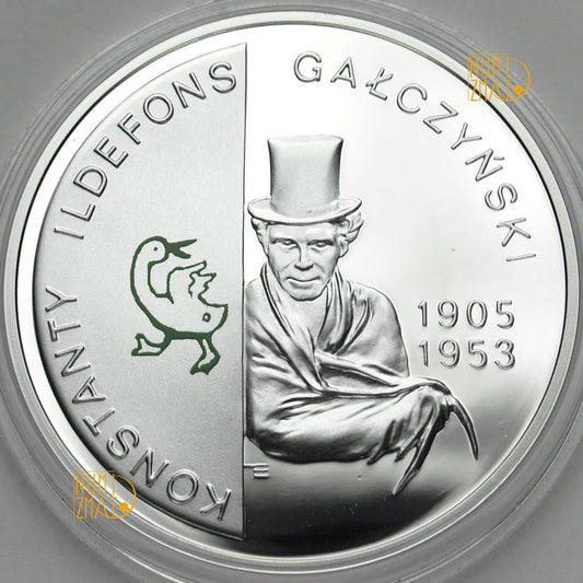 10 zł 2005 r. - Konstanty Ildefons Gałczyński - 100. rocznica urodzin