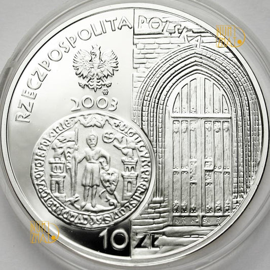 10 zł 2003 r. - 750-lecie lokacji Poznania (lokacja Poznania)