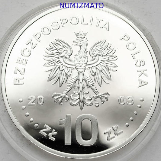10 zł 2003 r. - POPIERSIE - Stanisław Leszczyński - Poczet królów i książąt polskich
