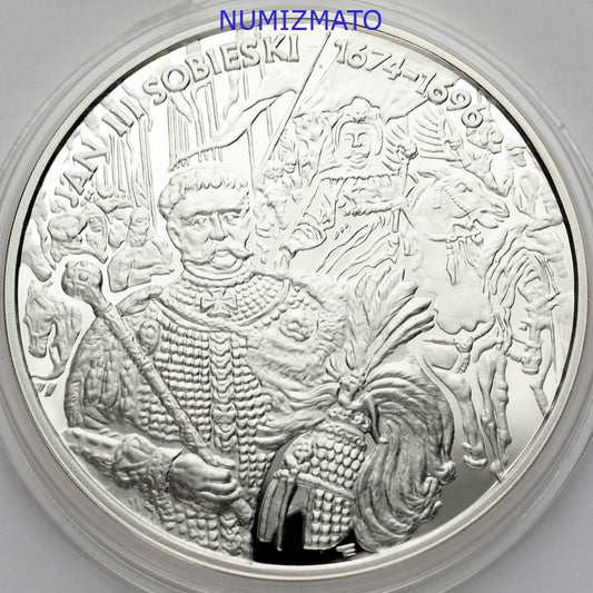 10 zł 2001 r. - Jan III Sobieski - POPIERSIE - Poczet Królów i Książąt Polskich