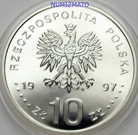 10 zł 1997 r. - Edmund Strzelecki - Polscy podróżnicy i badacze