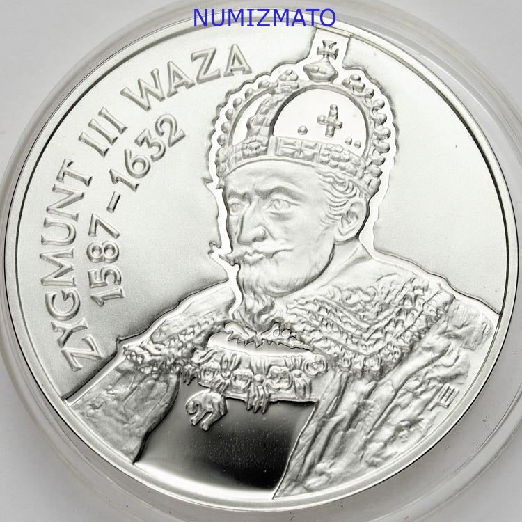 10 zł 1998 r. - Zygmunt III Waza - POPIERSIE - Poczet Królów i Książąt Polskich