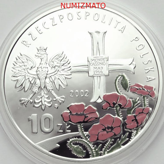 10 zł 2002 r. - Generał broni Władysław Anders