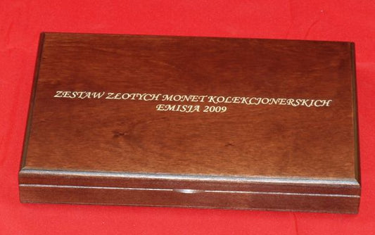 Kaseta na monety złote 2009 r. Numizmato De Luxe