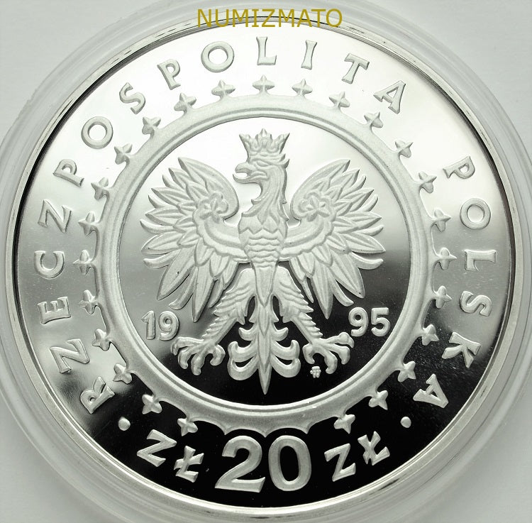 20 zł 1995 r. - Pałac Królewski w Łazienkach - Zamki i pałace w Polsce