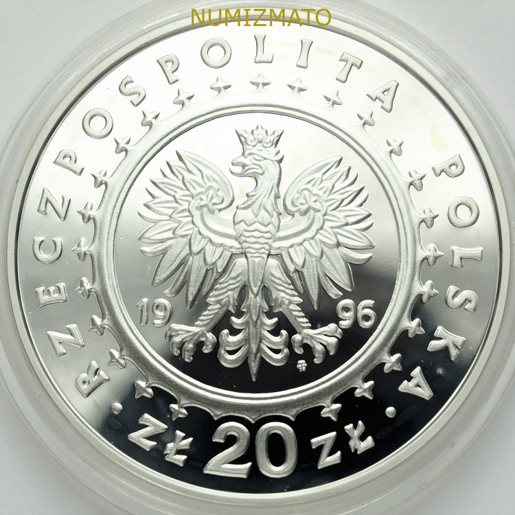 20 zł 1996 r. - Zamek w Lidzbarku Warmińskim - Zamki i Pałace w Polsce
