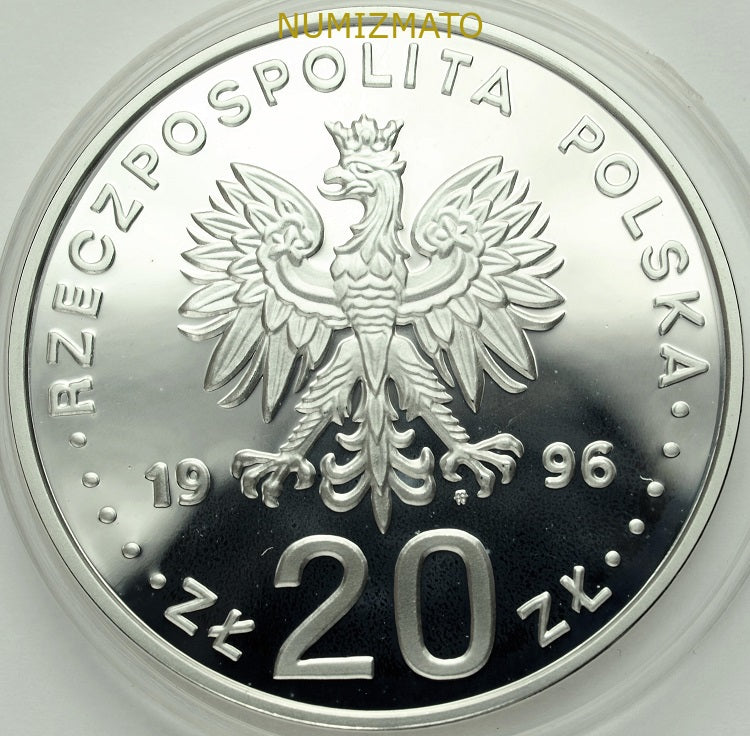 20 zł 1996 r. - Tysiąclecie miasta Gdańska 997-1997