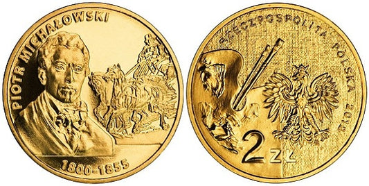 2 zł 2012 r. - Piotr Michałowski - Polscy Malarze XIX/XX Wieku, dwa złote NG
