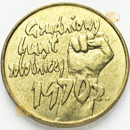 2 zł 2000 r. - 30. rocznica grudnia '70 - Polska droga do wolności, dwa złote NG