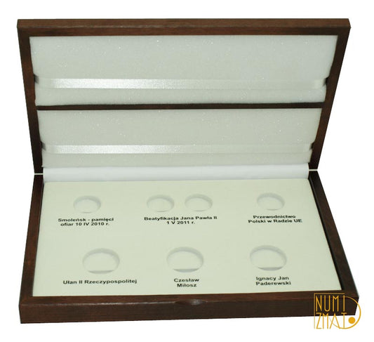 Kaseta na monety złote 2011 r. Numizmato De Luxe