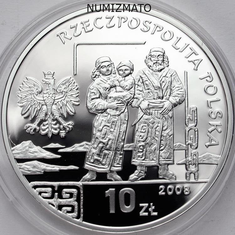 10 zł 2008 r. - Bronisław Piłsudski - Polscy Podróżnicy i Badacze