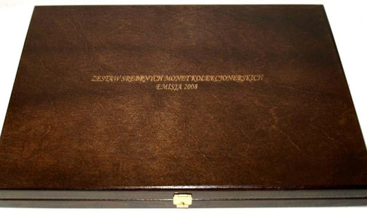 Kaseta na monety srebrne 2008 r.