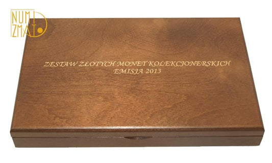 Kaseta na monety złote 2013 r. Numizmato De Luxe