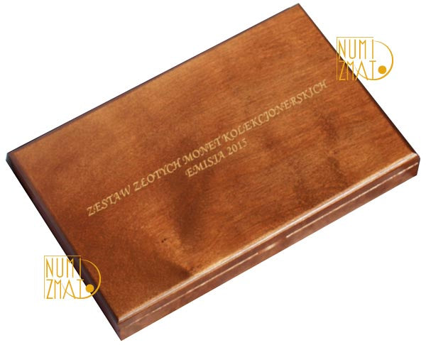 Kaseta na monety złote 2015 r. Numizmato De Luxe